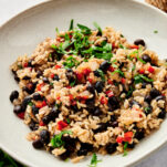 Gallo Pinto recipe in bowl Elizabeth Rider
