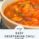 EASY SPRING VEGETARIAN CHILI SOUP