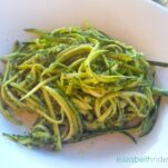 zucchini noodles avocado pesto