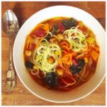 Spring Chili Soup With Zucchini & Carrot Noodles Elizabeth Rider