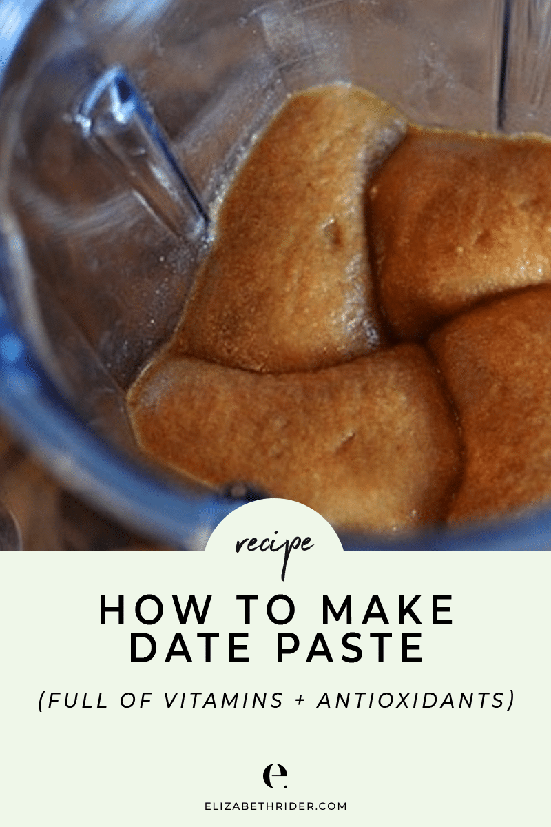 HOW TO MAKE DATE PASTE