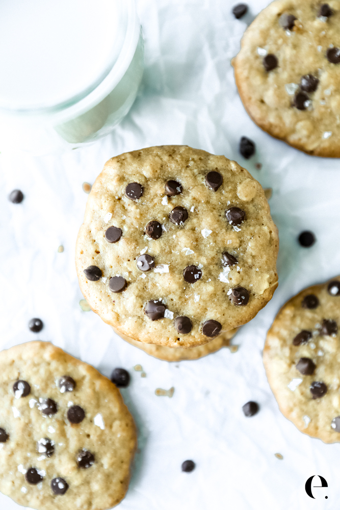 Peanut Butter Oatmeal Chocolate Chip Cookies Recipe Elizabeth Rider