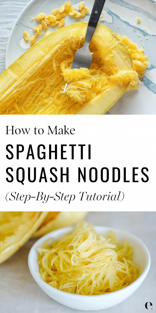 how to make spaghetti squash noodles tutorial