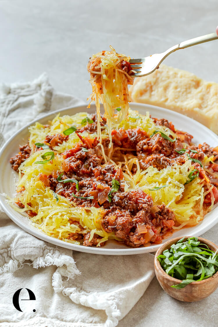Bolognese Sauce Spaghetti Squash