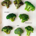 Broccoli Stems Cooked Different Ways