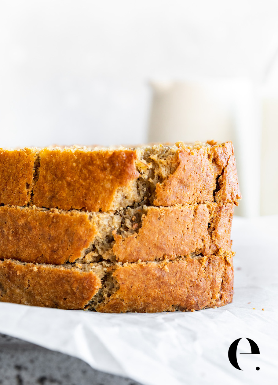 Easy Banana Bread Recipe by Elizabeth Rider Sliced
