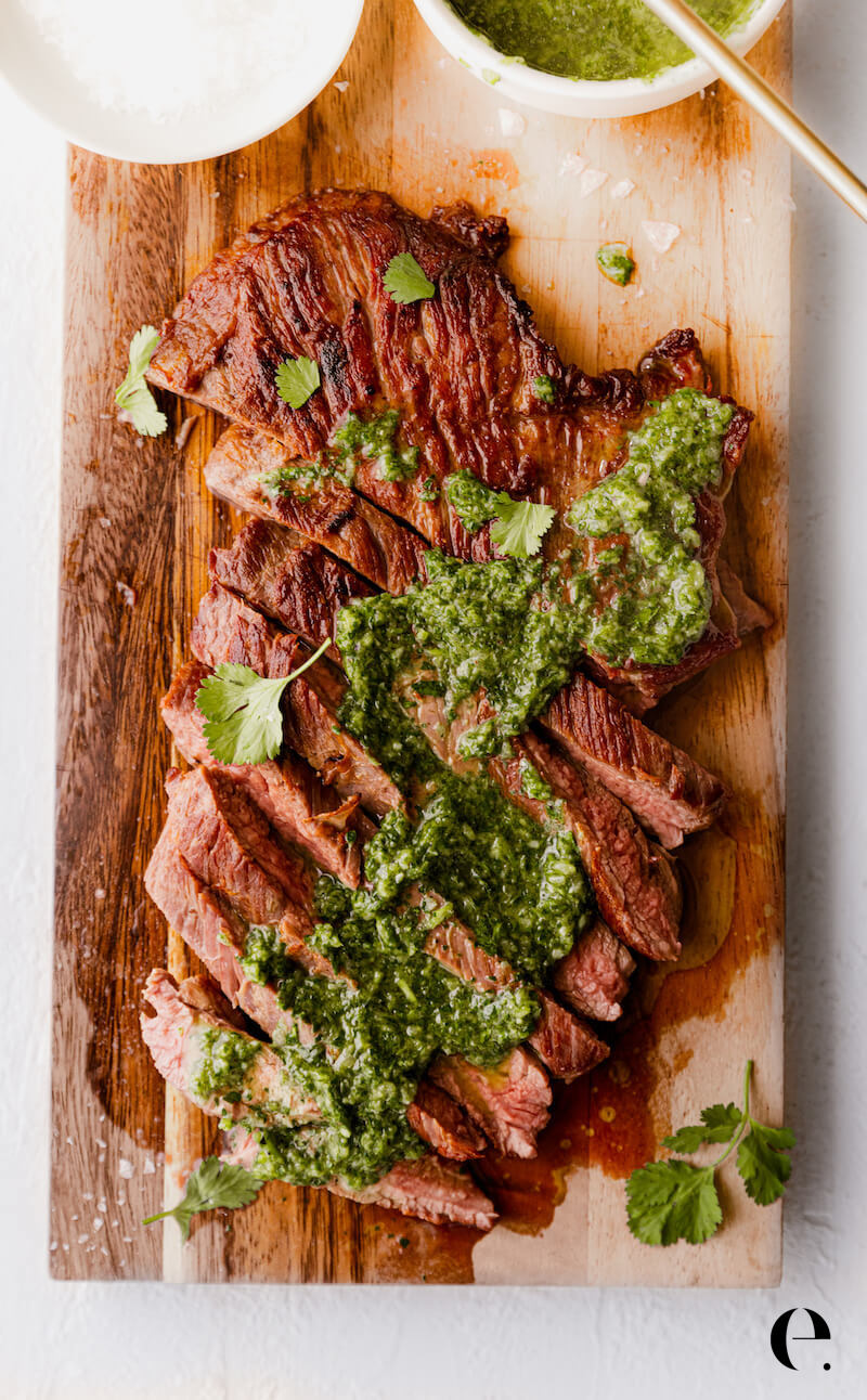 cooked flank steak