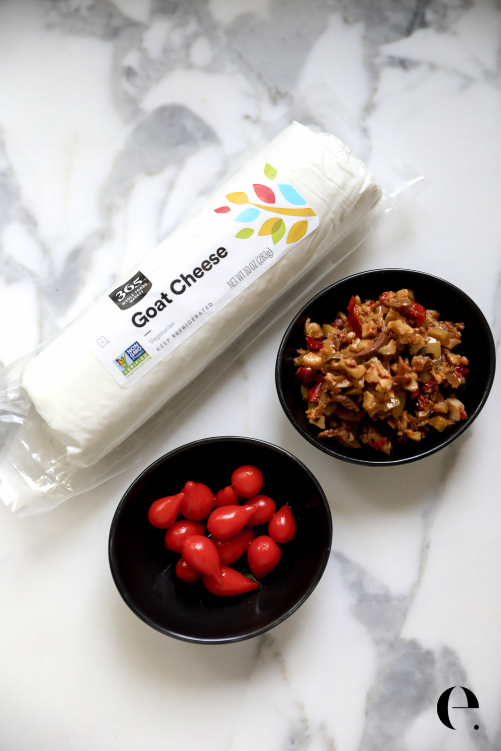 Creamy Goat Cheese Dip ingredients