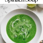 20-Minute Spinach Soup