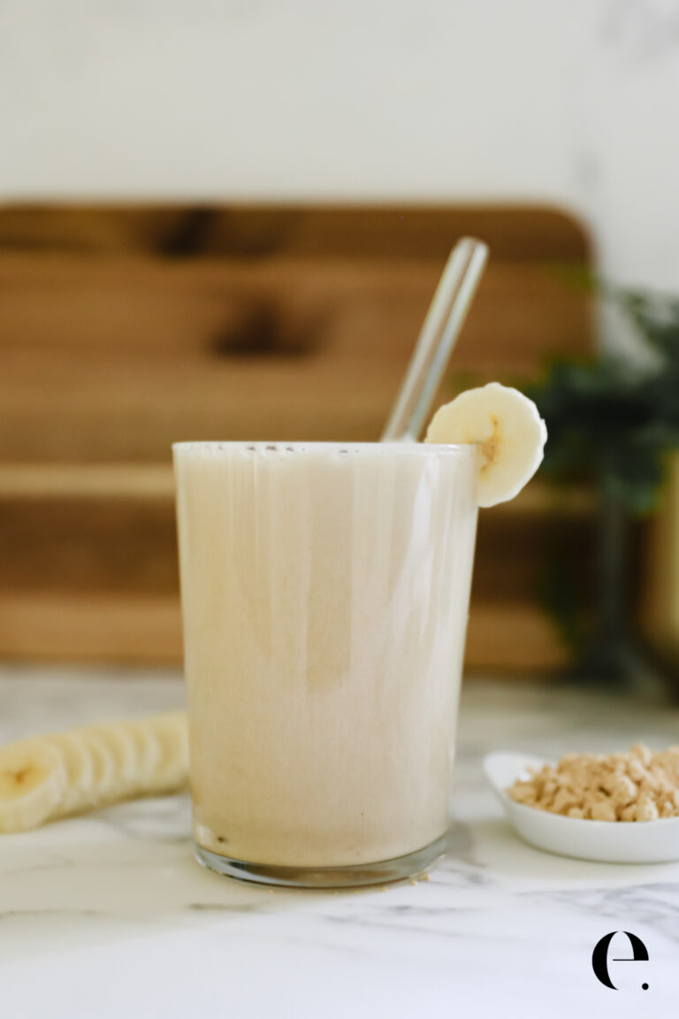 Peanut Butter Split High Protein Smoothie