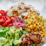 Summer Cobb Salad Recipe Ingredients by elizabeth rider