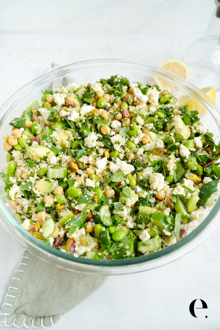 Mint & Pistachio Quinoa Salad