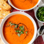 Roasted Red Pepper & Tomato Soup