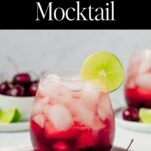 Tart Cherry Mocktail Anti-Inflammatory Alcohol-Free