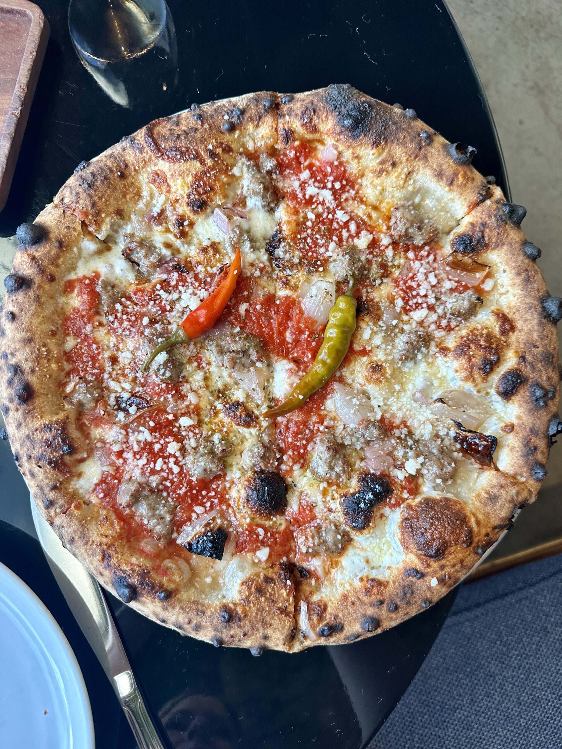 Folk Restaurant Review East Nashville sausage pizza