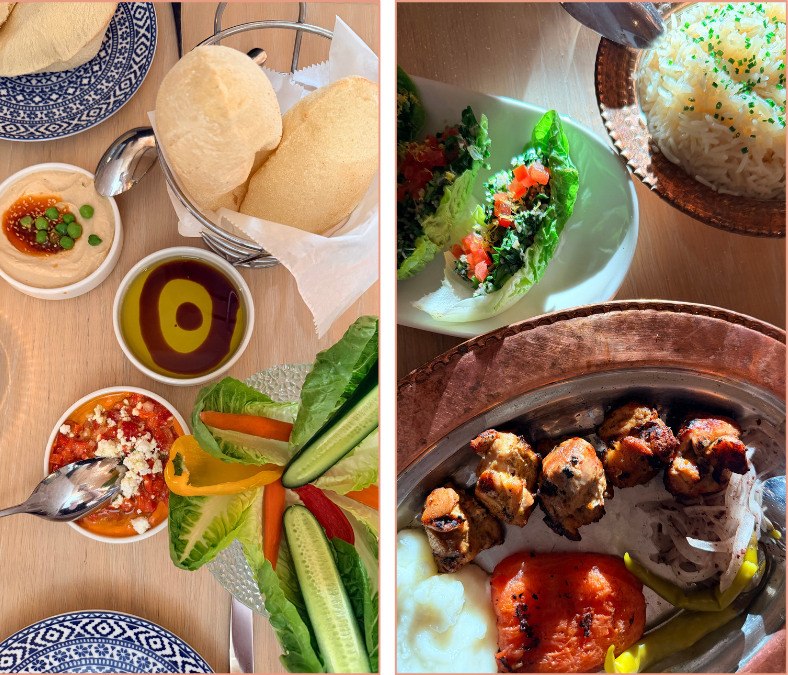 Zaytinya Nashville Beautiful Mediterranean-inspired food with mezze and chicken