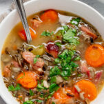 Ham and Wild Rice Soup