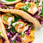 Shrimp Tacos with Slaw