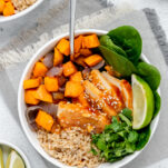 Peanut Chicken Protein Bowl