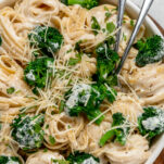 Cottage Cheese Alfredo Pasta