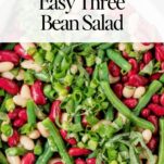 Easy Three Bean Salad Recipe (No Mayo, 20 Minutes)