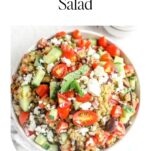 Green Lentil Salad with Feta (Mediterranean-Style)